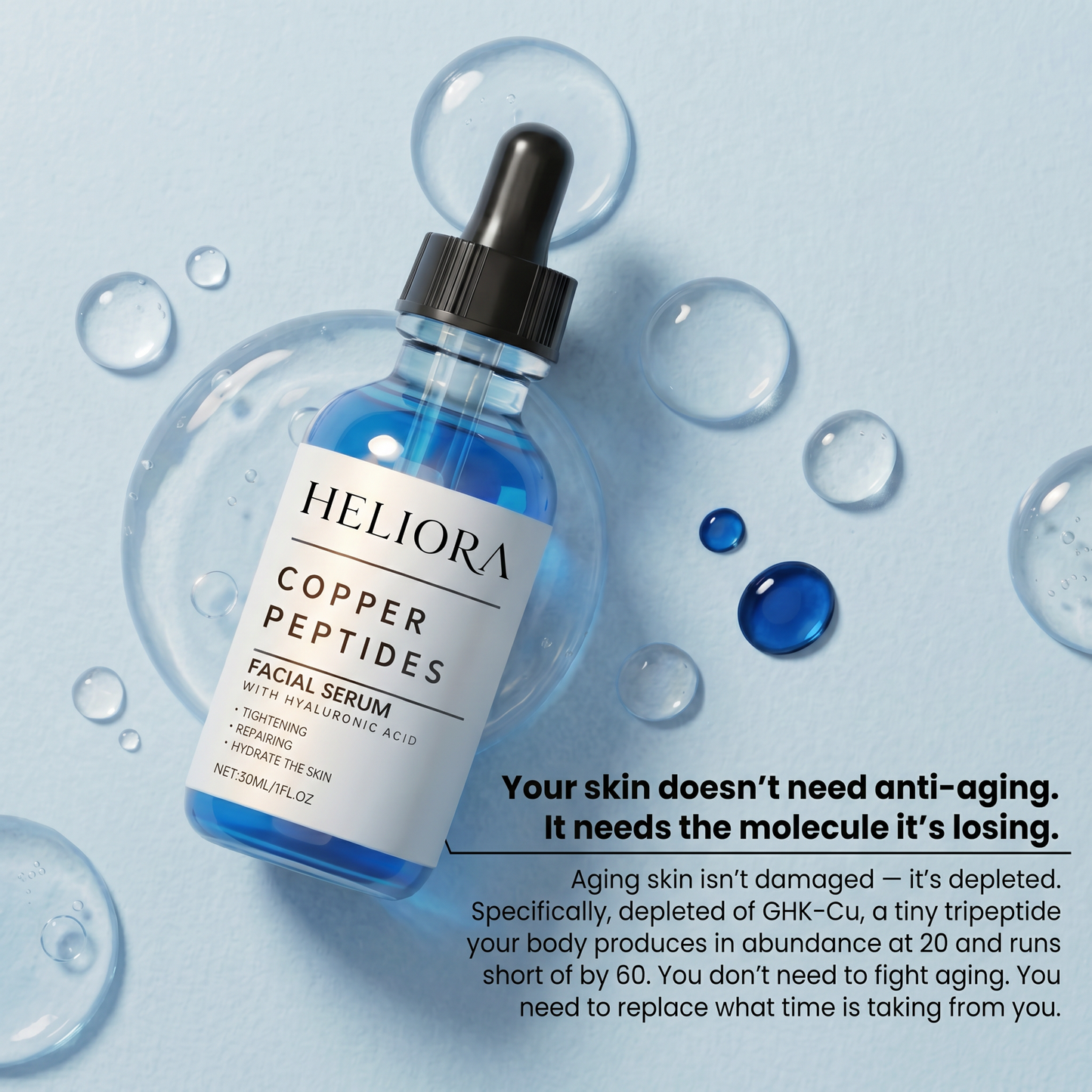 GHK-Cu Tripeptide Copper Serum
